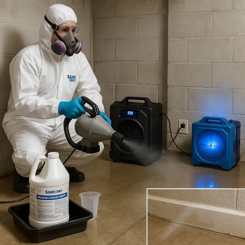 Sanitization and Odor Removal process in Hanover, MD